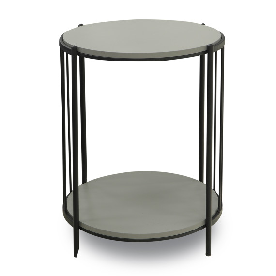 ჟურნალის მაგიდა HOBEL SUNNY METAL BLACK/ GREY 5502Y (1)