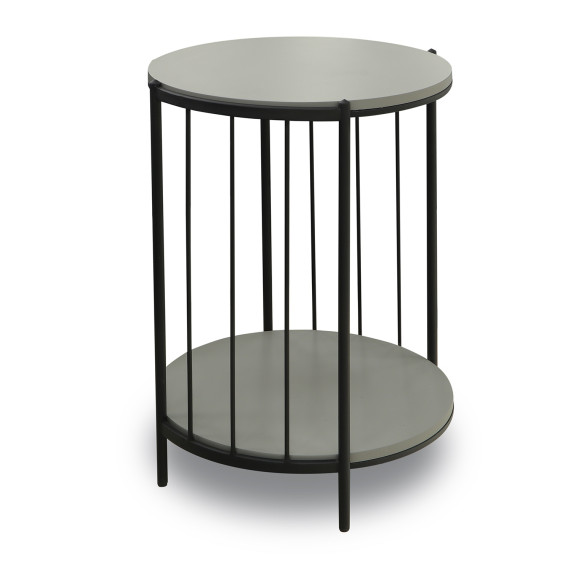 ჟურნალის მაგიდა HOBEL SUNNY METAL BLACK/ GREY 5502Y (1)