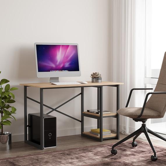 desk & office table HOBEL DEXON TABLE/ METAL BLACK/ K003 (1)