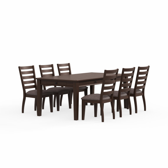 столовый гарнитур HOBEL DORA 1+8 OAK PIGMENT/CH SHO599/2 (10)