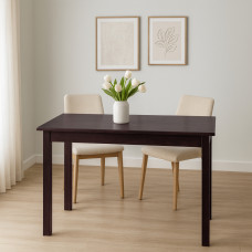 dining table HOBEL 03A T (60X120) BROWN PIGMENT (1)