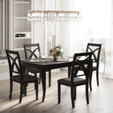 სასადილო მაგიდა HOBEL 06A DT (90X160X200) CHOCOLATE PIGMENT (1)