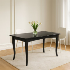 dining table HOBEL 06A DT (90X160X200) CHOCOLATE PIGMENT (1)