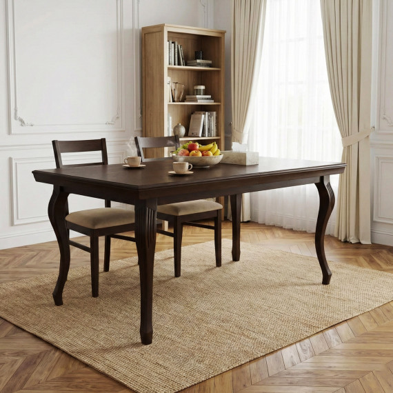 სასადილო მაგიდა HOBEL 09A DT (90X160X200) BROWN PIGMENT (1)