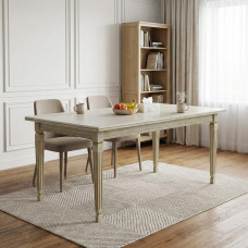 სასადილო მაგიდა HOBEL 10A DT (90X160X200) ANTIK GOLD (1)