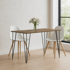 dining table HOBEL G-01-T MTAL BLACK/K004 (1)