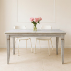 სასადილო მაგიდა HOBEL MILANO DT (100X190X270) ANTIK GOLD (1)