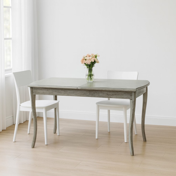 სასადილო მაგიდა HOBEL MOLINA DT (90X150X200) ANTIC GREY (1)