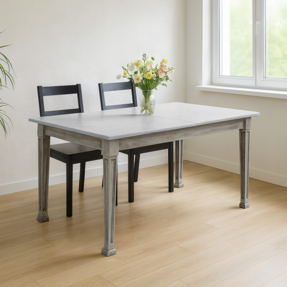 სასადილო მაგიდა HOBEL X63 DT (90X160X200) ANTIK GOLD (1)