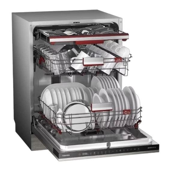 ჩასაშენებელი ჭურჭლის სარეცხი მანქანა TOSHIBA  DW-14B4(B)-CIS