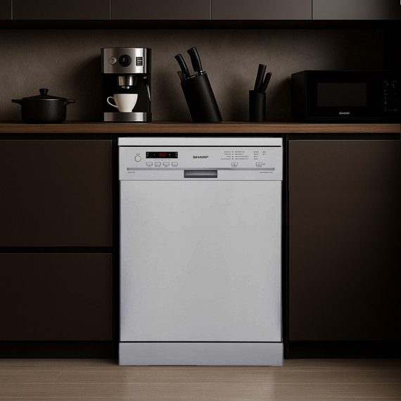 ჭურჭლის სარეცხი მანქანა SHARP QW-V813-SS2