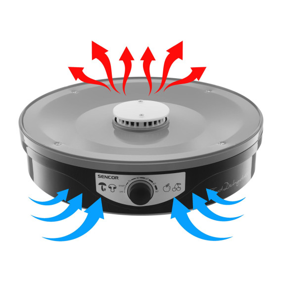   ბოსტნეულისა და ხილის საშრობი SENCOR SFD 3109BK