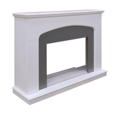 портал для камина HOBEL VALENCIA 25 WHITE/GREY (1)