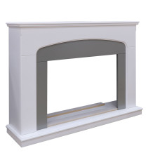 портал для камина HOBEL VALENCIA 30 WHITE/GREY (1)