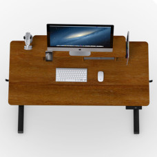 gaming pc desk KINGSMITH ETSFI21 ANTIQUE WOOD