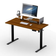 gaming pc desk KINGSMITH ETSFI21 ANTIQUE WOOD