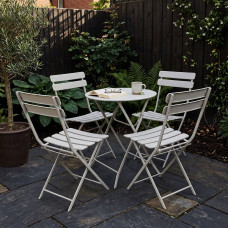 ბაღის გარნიტური KOOPMAN GARDEN FURNITURE 1+4 WHITE