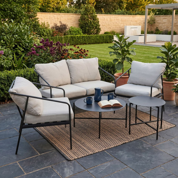 ბაღის გარნიტური KOOPMAN GARDEN FURNITURE SET 5PCS