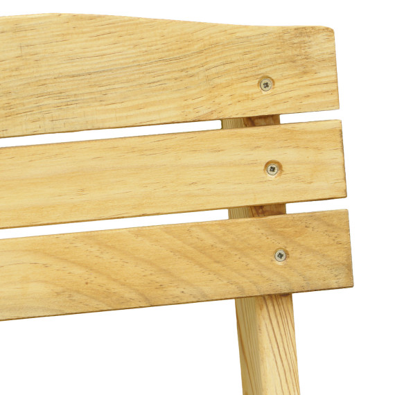 ბაღის გარნიტური HOBEL POND 1+2 WOOD TIK (1)