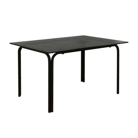 ბაღის გარნიტური HOBEL ROUND 2+1+1 AL BLACK/BEIGE (4)