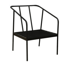 садовый гарнитур HOBEL ROUND 2+1+1 AL BLACK/BEIGE (4)