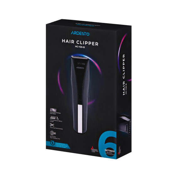 თმის საკრეჭი და ტრიმერი ARDESTO HC-Y20-B