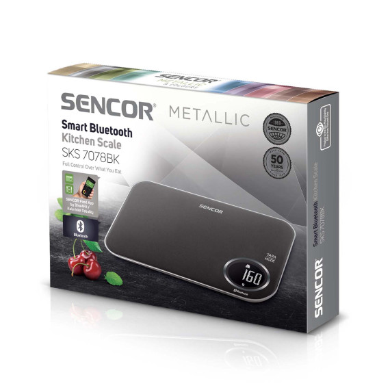 სამზარეულოს სასწორი SENCOR SKS 7078BK