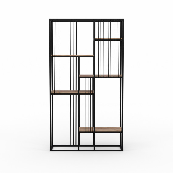 bookcase & shelving HOBEL LANFEN 100 BLACK METAL/ K004 (1)