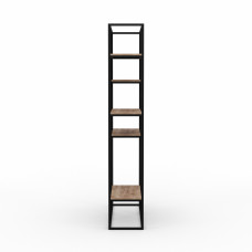 წიგნის კარადა და თარო HOBEL LANFEN 100 BLACK METAL/ K004 (1)