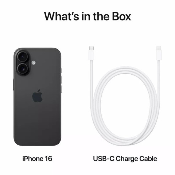 სმარტფონი APPLE IPHONE 16 128GB BLACK