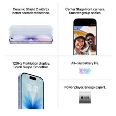 smart phone APPLE IPHONE 17 MIST BLUE 256 GB