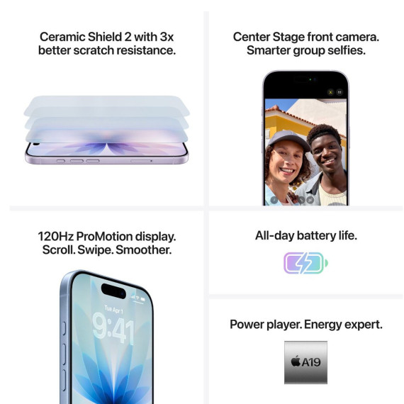 სმარტფონი APPLE IPHONE 17 MIST BLUE 256 GB ESIM