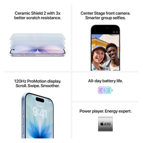 სმარტფონი APPLE IPHONE 17 WHITE 256 GB ESIM