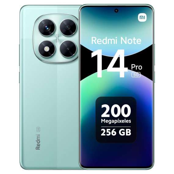 სმარტფონი XIAOMI XIAOMI REDMI NOTE 14 PRO NFC DUAL SIM 12GB RAM 256GB 5G GLOBAL VERSION (GREEN)