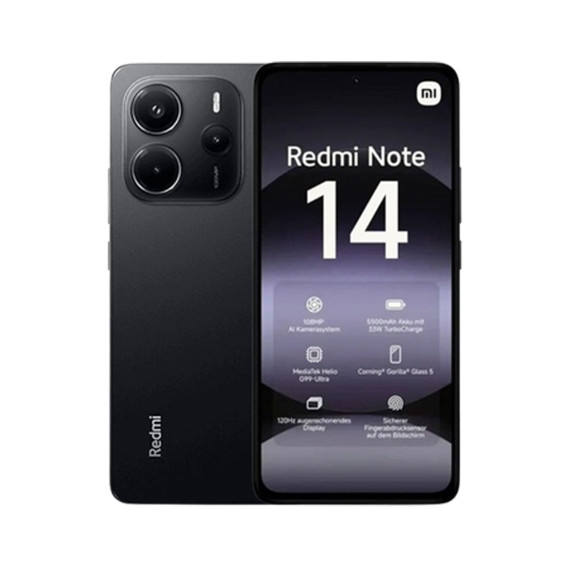 სმარტფონი XIAOMI XIAOMI REDMI NOTE 14 NFC DUAL SIM 6GB RAM 128GB LTE GLOBAL VERSION (BLACK)