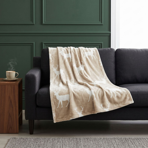 პლედი KOOPMAN 200X150CM FLANNEL 3ASS