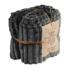plaid RESTFUL WELLSOFT LINE 115X155 DARK GREY