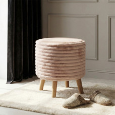 stool & pouf HOBEL SONYA ROUND MEGA OLDROSE/PINK MELO 12 (1)