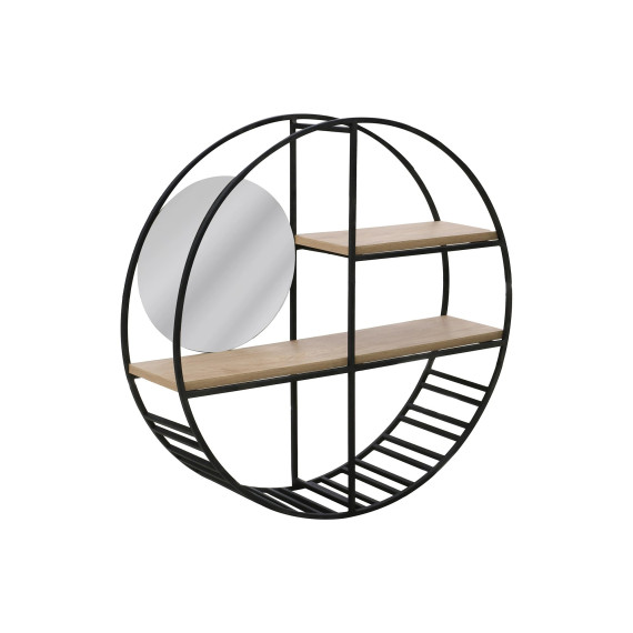 თარო HOBEL BROMELIA MIRROR METAL BLACK/K349 (1)