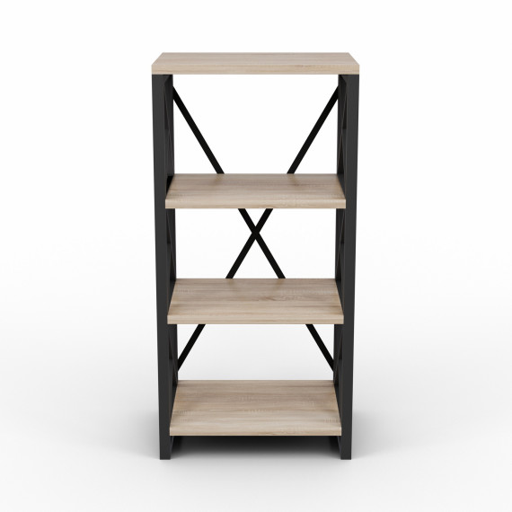 bookcase & shelving HOBEL LOFT-SH-139-M BLACK/ 3025 (1)