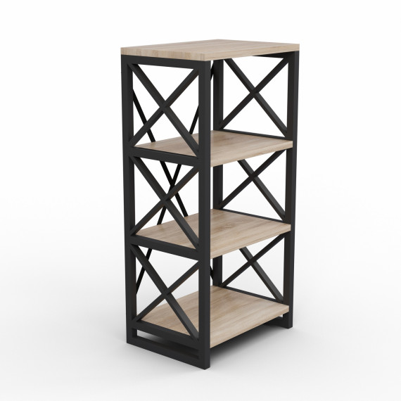bookcase & shelving HOBEL LOFT-SH-139-M BLACK/ 3025 (1)