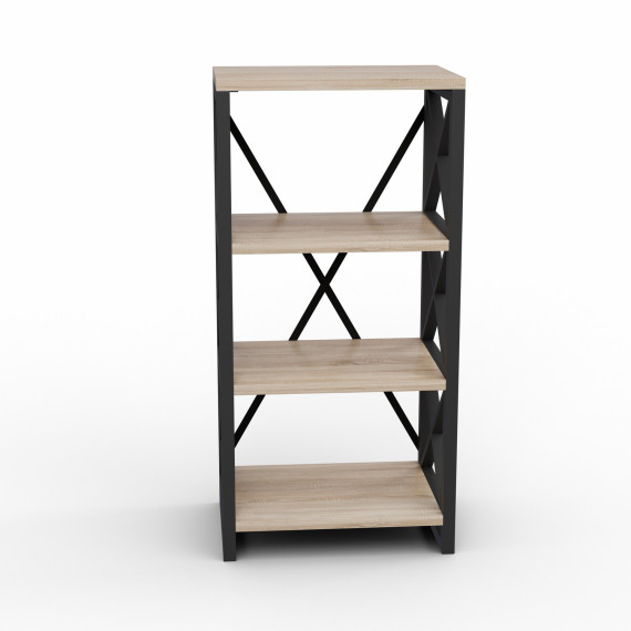 bookcase & shelving HOBEL LOFT-SH-139-M BLACK/ 3025 (1)