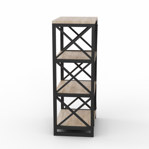 bookcase & shelving HOBEL LOFT-SH-139-M BLACK/ 3025 (1)
