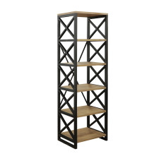 bookcase & shelving HOBEL LOFT-SH-139-L BLACK/ K003 (1)