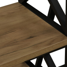 bookcase & shelving HOBEL LOFT-SH-139-L BLACK/ K003 (1)