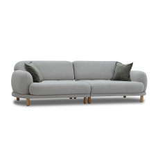 sofa HOBEL ALYASKA 3 GREY BUKLE 8/ NIAGARA GREY (2)