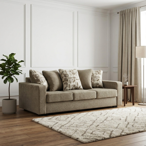 დივანი HOBEL ANGEL 3 LIGHT BROWN AMAZON 2 / GANZA 1009 (1)