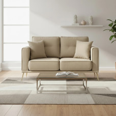 sofa HOBEL ARMANDO 2 STR GOLD 20SM/BEIGE SCANDI 4 (1)