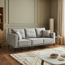 sofa HOBEL ARMANDO 3 STR BLACK 20/ GREY LEONARDO 14 (1)