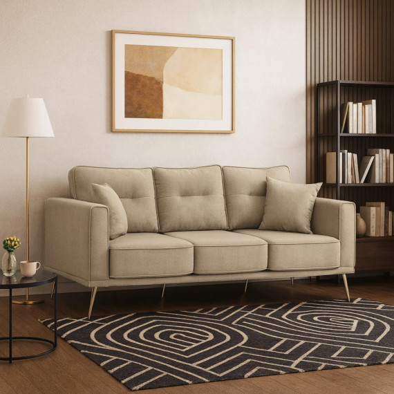 диван HOBEL ARMANDO 3 STR GOLD 18SM/BEIGE SCANDI 4 (1)